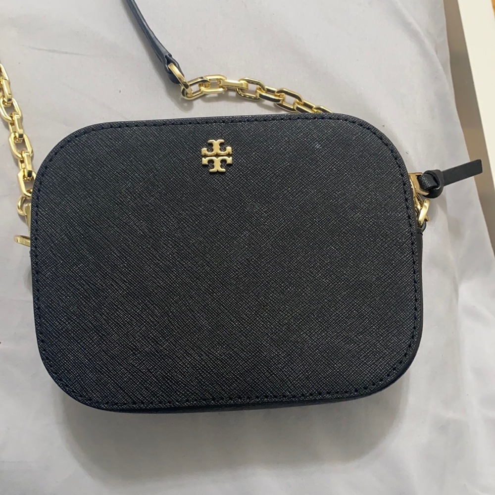 Black Tory Burch side bag.